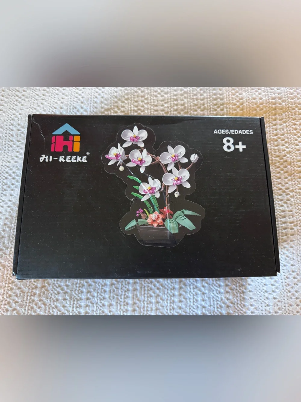 NWT HI-REEKE Flower Building Block Set Orchid Botanical Bonsai Kit LEGO-style